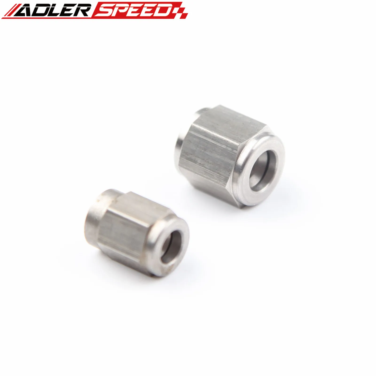 -3AN (AN3 3/8" UNF) Stainless Steel 3/16" OD/(AN4 7/16" UNF) Sleeve Nut 1/4" OD Hardline Tube Nut & Sleeve Fitting
-3AN (AN3 3/8" UNF) Stainless Steel 3/16" OD/(AN4 7/16" UNF) Sleeve Nut 1/4" OD Hardline Tube Nut & Sleeve Fitting