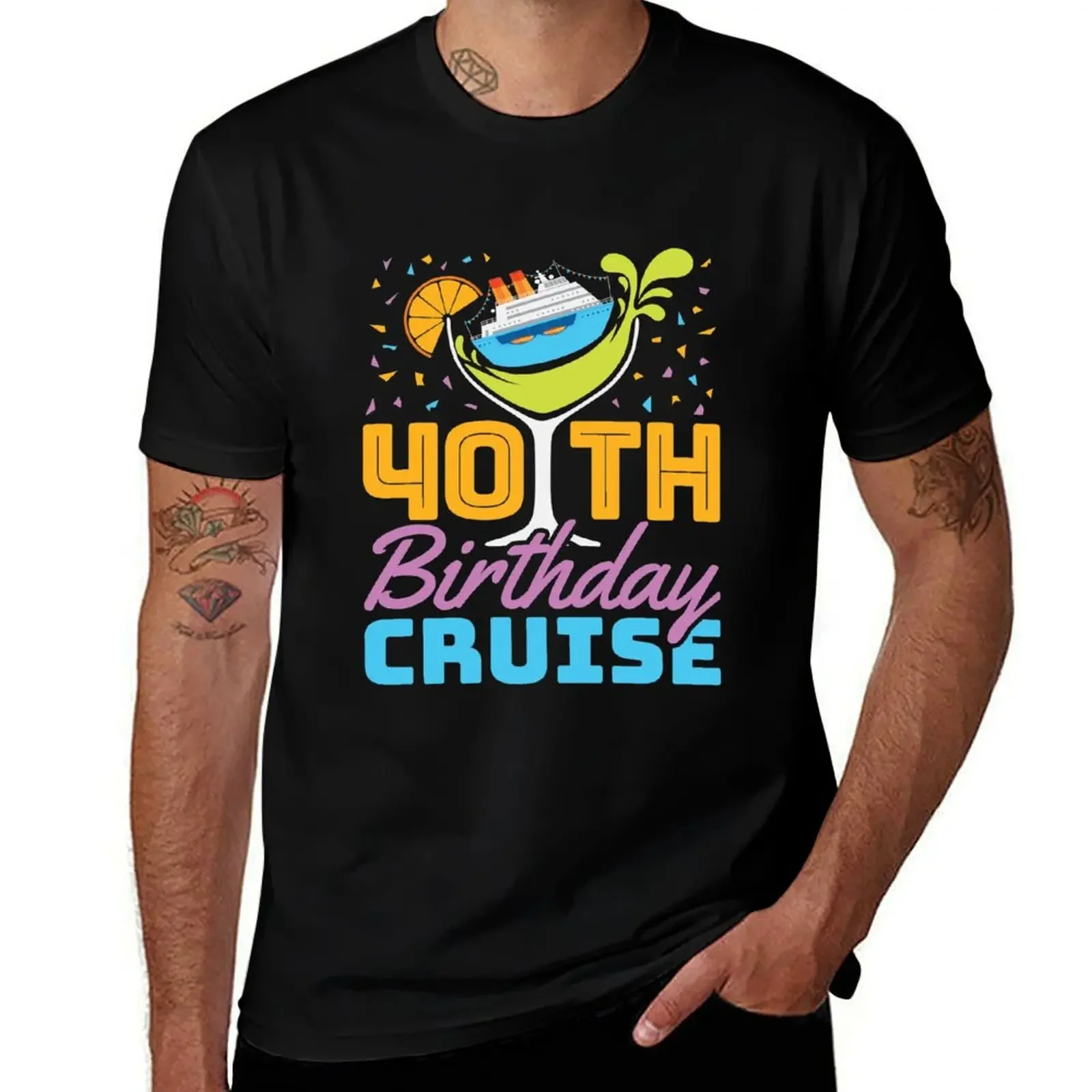 40th Birthday Cruise T-Shirt football t shirt basketball graphic tees essential t shirt Louboutins black t-shirts for men
40th Birthday Cruise T-Shirt football t shirt basketball graphic tees essential t shirt Louboutins black t-shirts for men