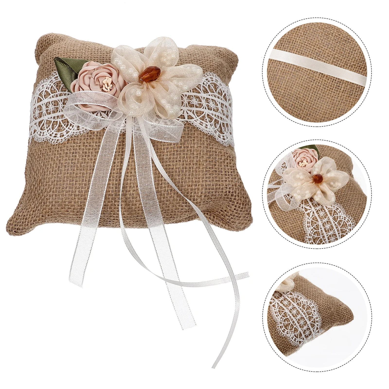 Vintage Wedding Ring Pillow Flower Basket Decorative Elegant Retro Rings Cushion Bridal Table Jewelry Holder Soft Material
Vintage Wedding Ring Pillow Flower Basket Decorative Elegant Retro Rings Cushion Bridal Table Jewelry Holder Soft Material