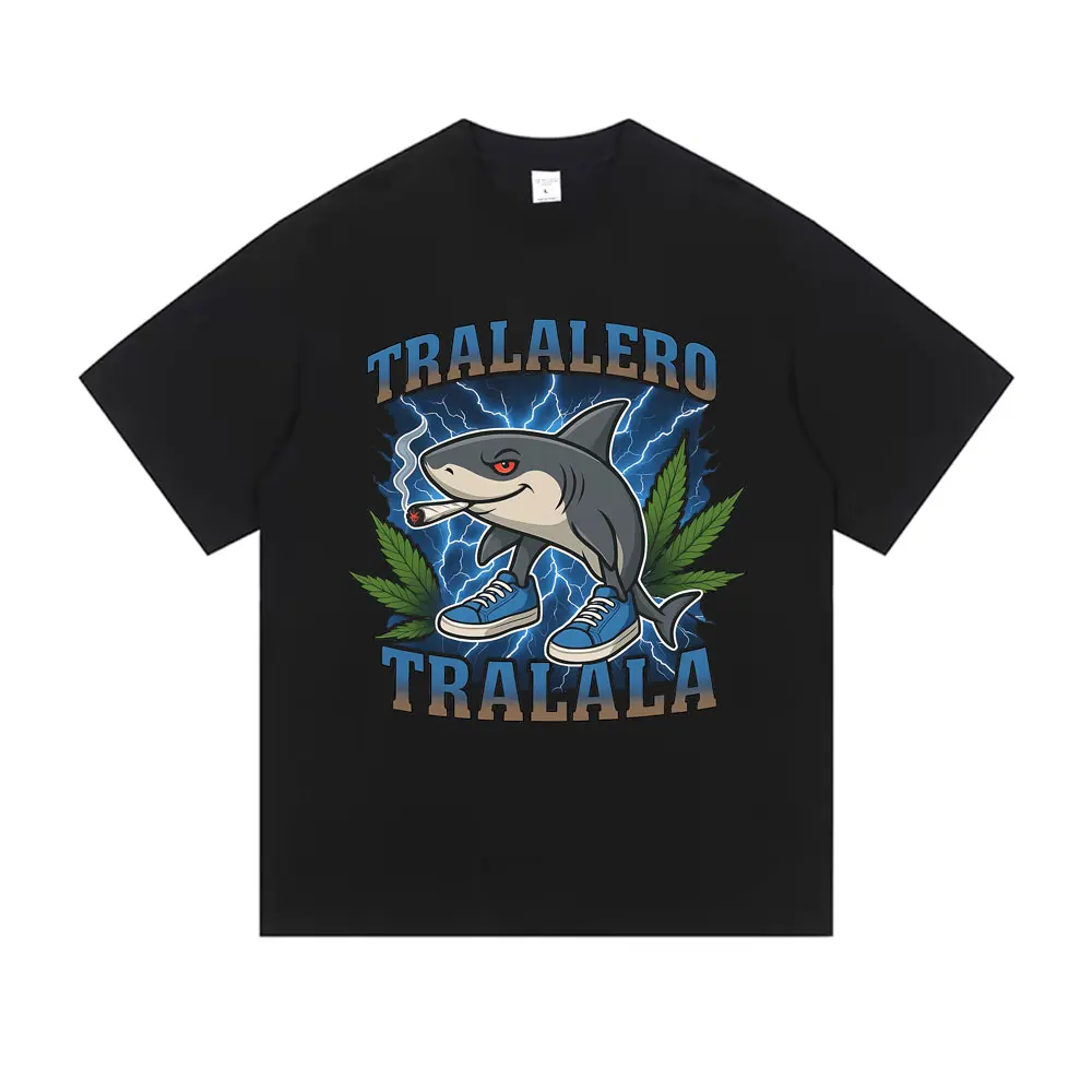 Funny Italian Brainrot Tralalero Tralala Anime Shark Smoking Graphic T-shirt Men Women Casual Tshirt Male Humor Vintage T Shirts
Funny Italian Brainrot Tralalero Tralala Anime Shark Smoking Graphic T-shirt Men Women Casual Tshirt Male Humor Vintage T Shirts