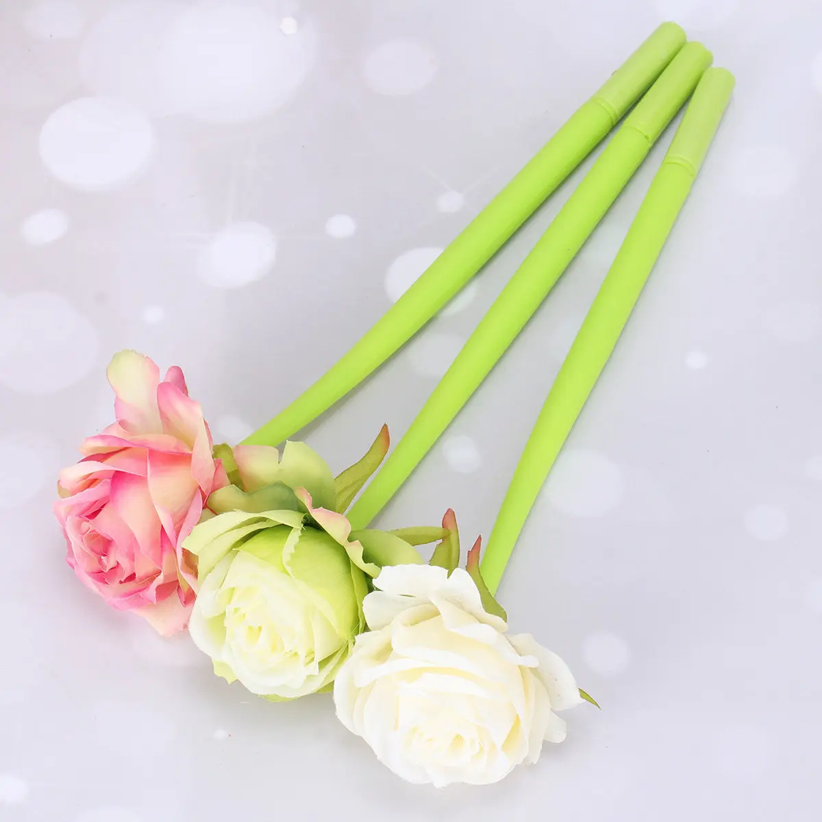 3Pcs 0.5mm Rose Flower Gel Pen Silicone ABS Material Creative Cute Pens for Students School Office Gift Black
3Pcs 0.5mm Rose Flower Gel Pen Silicone ABS Material Creative Cute Pens for Students School Office Gift Black
