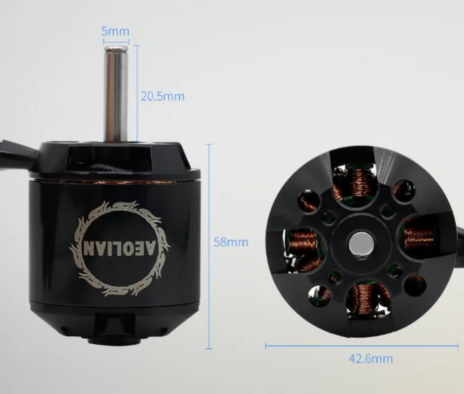Aeolian 500/600/700kv 5 мм вал серии C4260 Электрический двигатель RC для самолета
Aeolian 500/600/700kv 5 мм вал серии C4260 Электрический двигатель RC для самолета