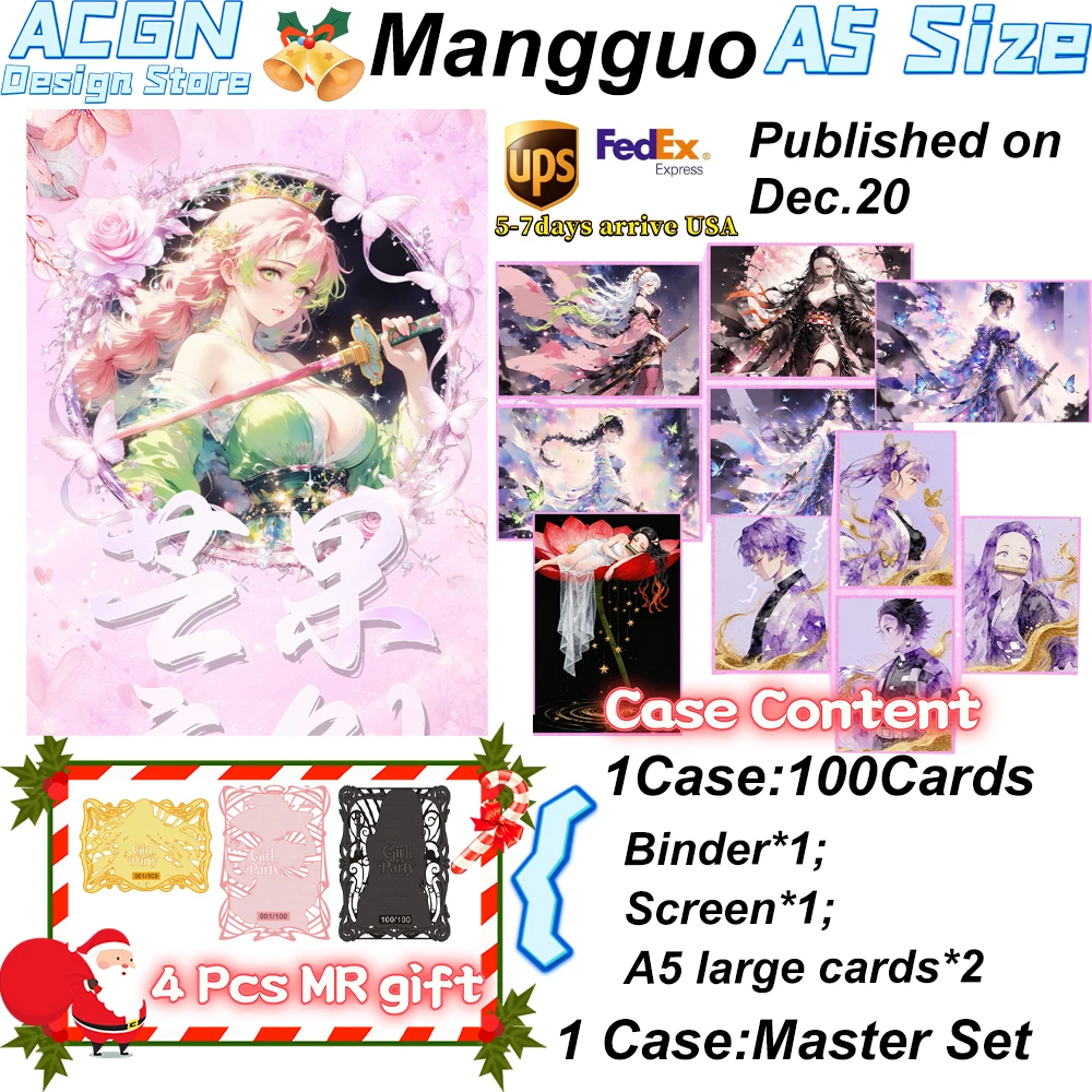 2025 Wholesale Mango Cultural Demon Slayer A5 Size Acrylic Colored Paper Christmas Gifts ACG CCG TCG Hobbies Gifts
2025 Wholesale Mango Cultural Demon Slayer A5 Size Acrylic Colored Paper Christmas Gifts ACG CCG TCG Hobbies Gifts