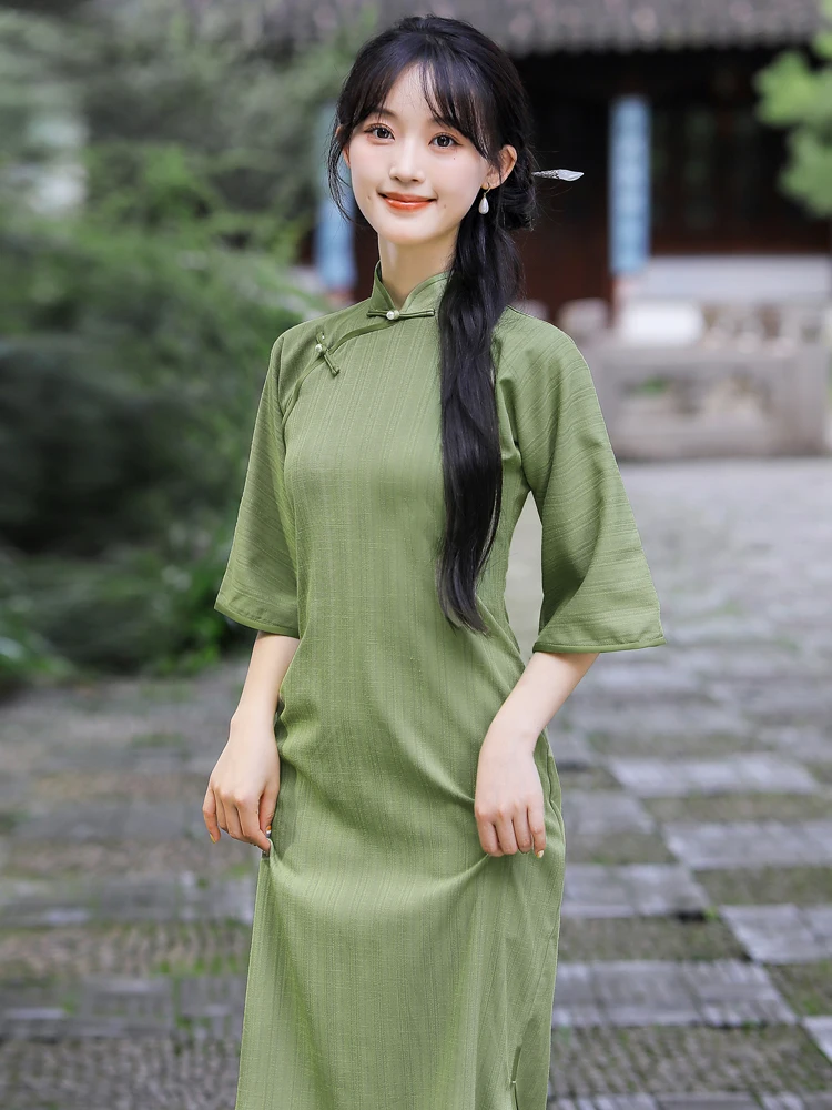 Традиционное длинное платье Dr Ele в винтажном стиле, до пола, для девочек, весенняя новинка, в китайском стиле
Традиционное длинное платье Dr Ele в винтажном стиле, до пола, для девочек, весенняя новинка, в китайском стиле