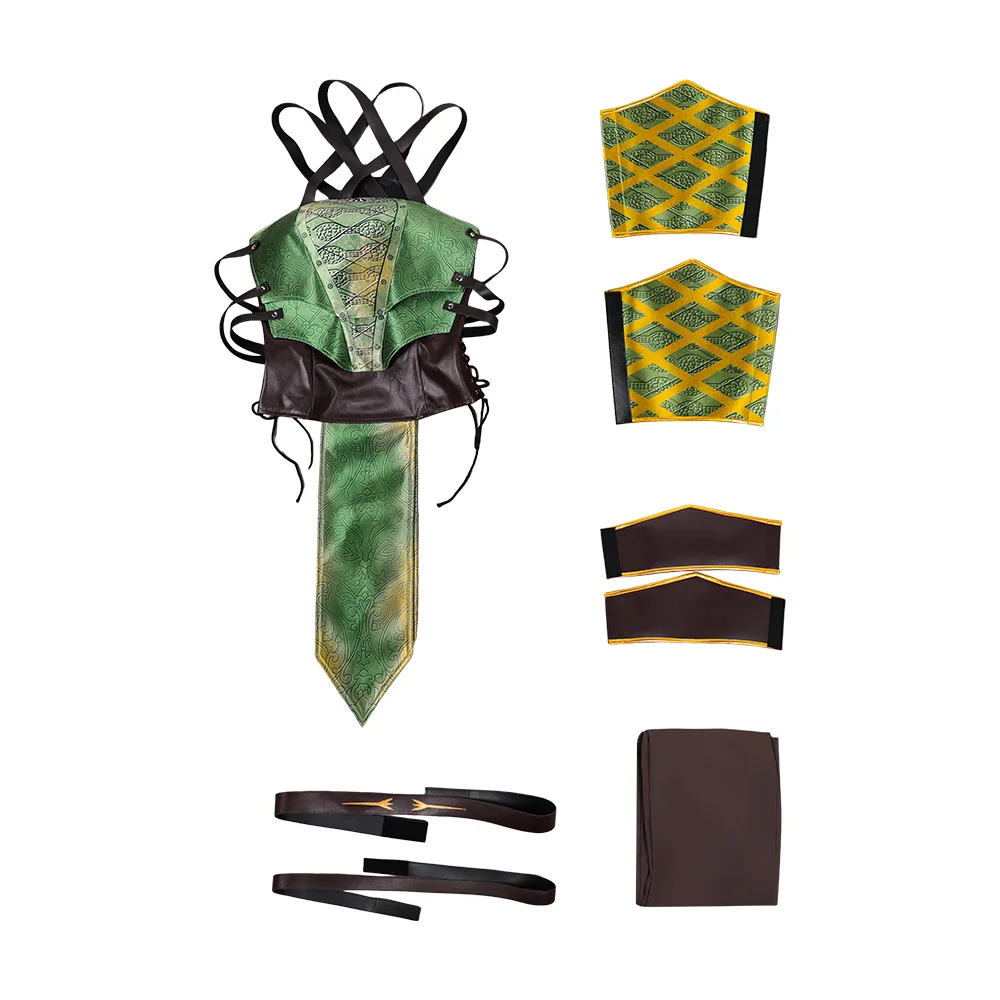 2026Movie Mortal Kombat 2 Cosplay Jade Vest Pants Clothes Women Party Disguise Roleplay Halloween Costume Carnival Outfits Suits
2026Movie Mortal Kombat 2 Cosplay Jade Vest Pants Clothes Women Party Disguise Roleplay Halloween Costume Carnival Outfits Suits