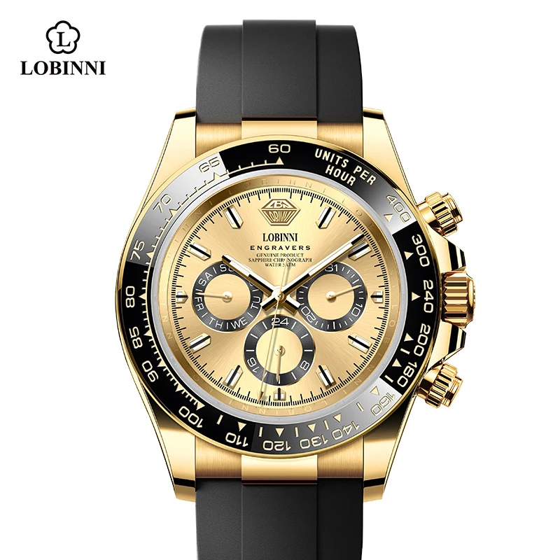 LOBINNI Top Brand 2025 Rubber Strap Men 24H Display Luminous Hand Automatic Mechanical Gift Watch
LOBINNI Top Brand 2025 Rubber Strap Men 24H Display Luminous Hand Automatic Mechanical Gift Watch