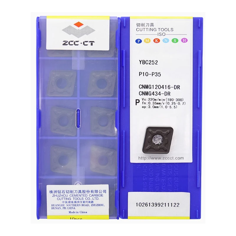 CNMG120416-DR YBC351 YBC152 YBC252 Original ZCCCT turning tool carbide insert for cutting Tool
CNMG120416-DR YBC351 YBC152 YBC252 Original ZCCCT turning tool carbide insert for cutting Tool