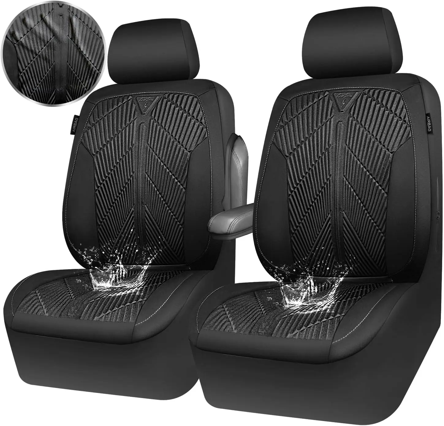 Waterproof Car seat Covers Front Seats Covers Neoprene Wetsuit, All-Weather Non-Slip Durable, Universal Fit for SUV Sedans
Waterproof Car seat Covers Front Seats Covers Neoprene Wetsuit, All-Weather Non-Slip Durable, Universal Fit for SUV Sedans