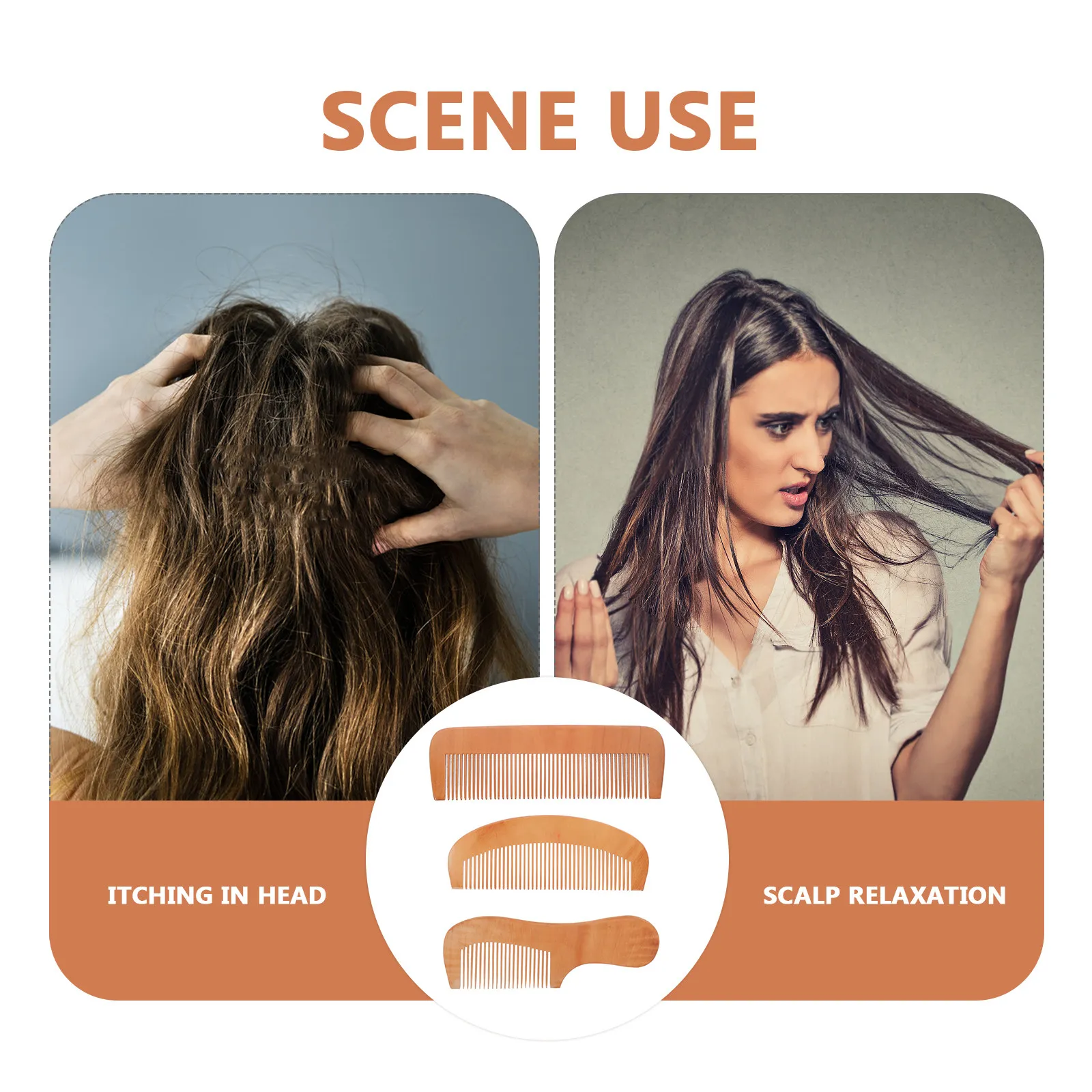 Набор из 3 мини-деревянных массажных расчесок для кожи головы с частыми зубьями, комфортный массажер для ежедневного ухода за волосами для женщин и мужчин
Набор из 3 мини-деревянных массажных расчесок для кожи головы с частыми зубьями, комфортный массажер для ежедневного ухода за волосами для женщин и мужчин