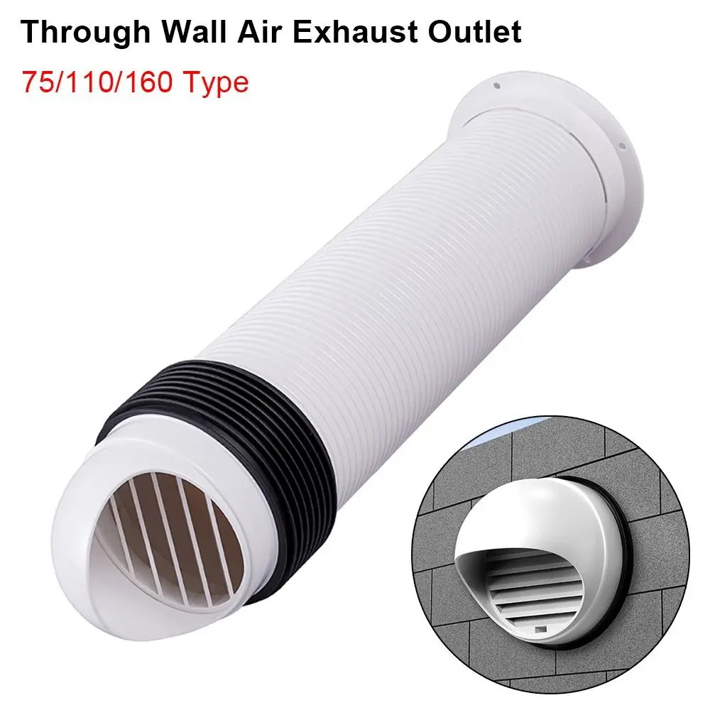 1Pcs Through Wall ABS Pipe Grid Connectable 75/110/160 Type Air Exhaust Outlet Integrated Anti-backflow Ventilation Cap
1Pcs Through Wall ABS Pipe Grid Connectable 75/110/160 Type Air Exhaust Outlet Integrated Anti-backflow Ventilation Cap