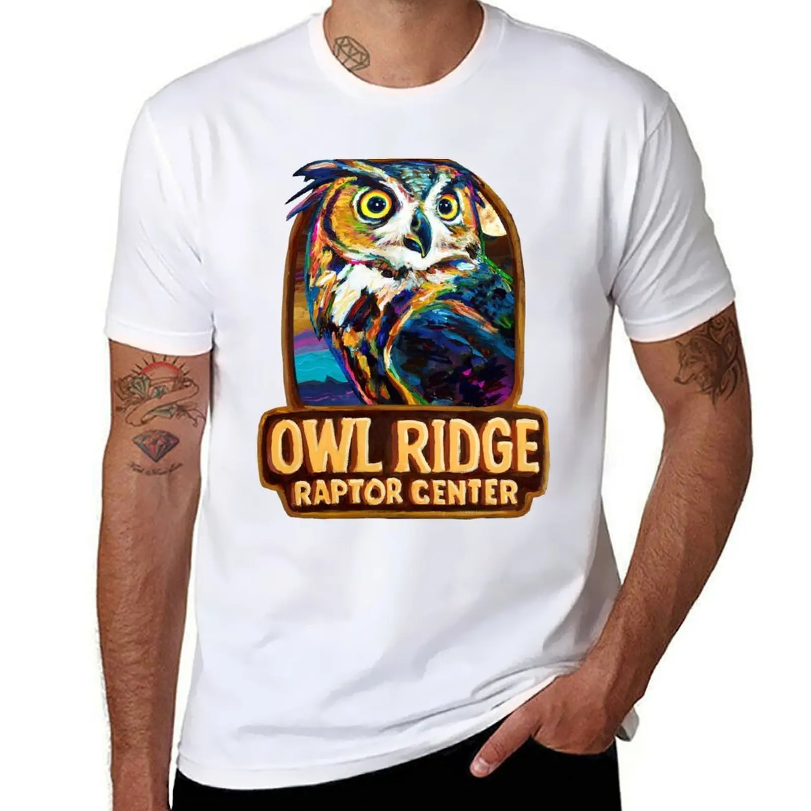 Owl Ridge Raptor Center Great Horned Owl T-Shirt t shirts for man graphic funny man t shirts cotton T-Shirt
Owl Ridge Raptor Center Great Horned Owl T-Shirt t shirts for man graphic funny man t shirts cotton T-Shirt
