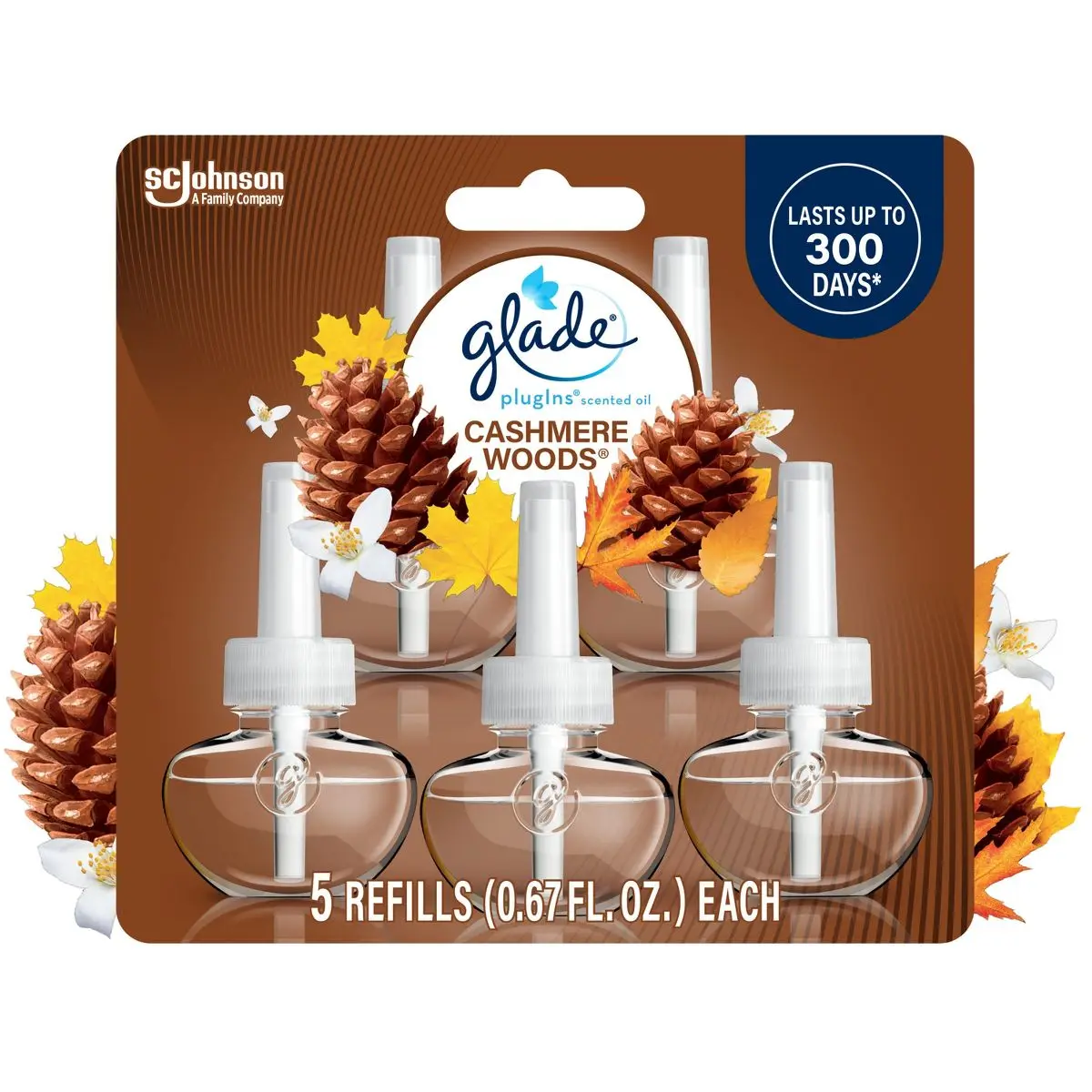 PlugIns Scented Oil Air Freshener Refills Cashmere Woods - 3.35 fl oz/5ct
PlugIns Scented Oil Air Freshener Refills Cashmere Woods - 3.35 fl oz/5ct