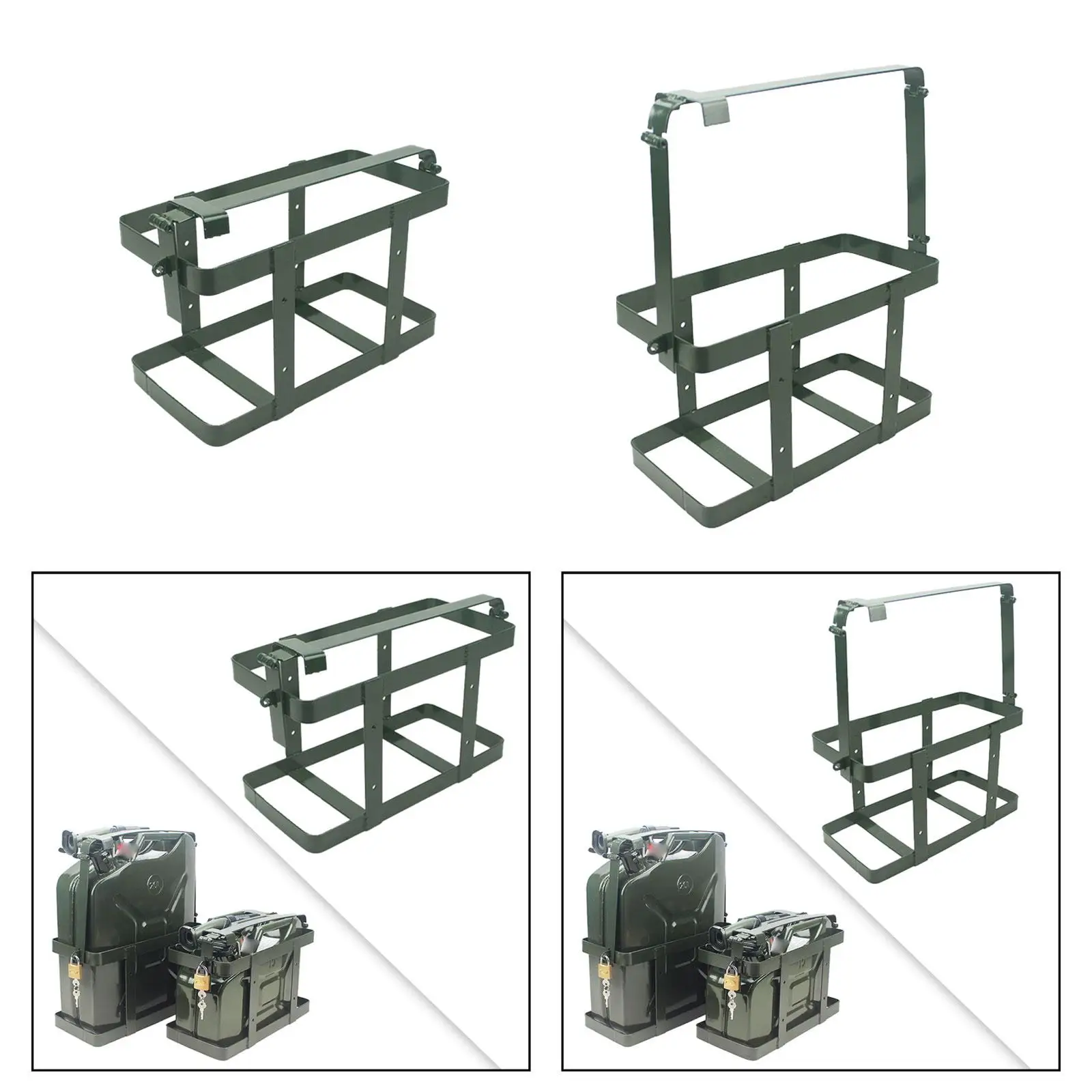 Jerry Gas Can Holder Rack Detachable Fuel Gasolina Container Reinforced Versatile Mounting Motorcycle Fuel Tank Fixed Bracket
Jerry Gas Can Holder Rack Detachable Fuel Gasolina Container Reinforced Versatile Mounting Motorcycle Fuel Tank Fixed Bracket