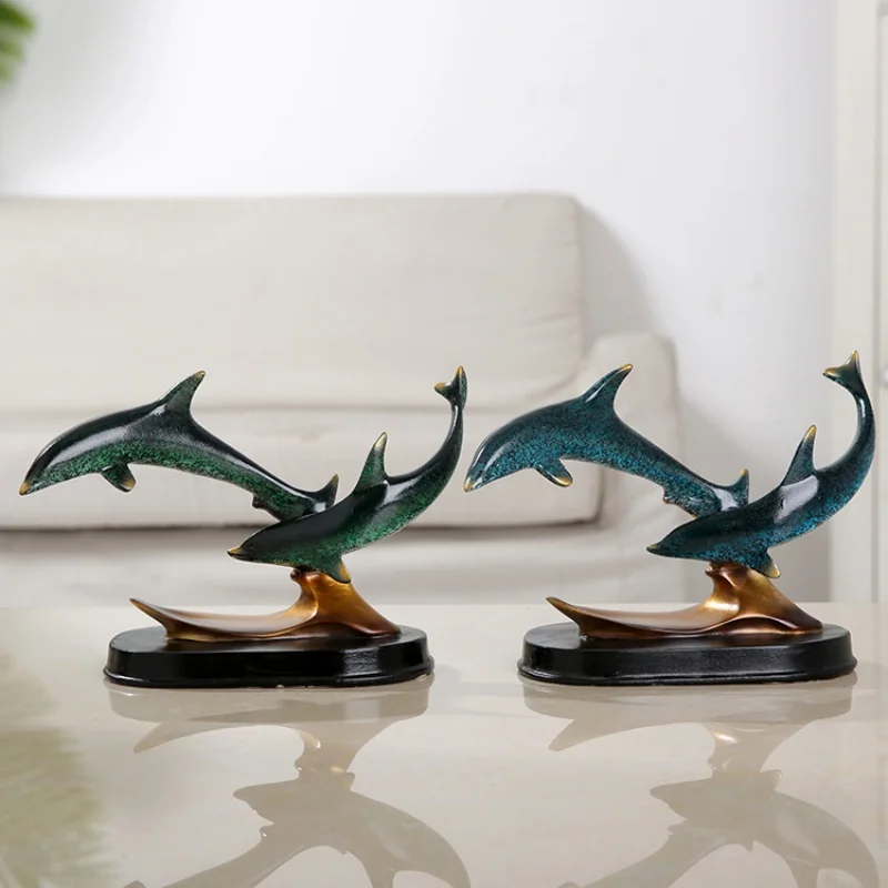 Creative Home Decors Resin Crafts Dolphin Small Ornaments Living Room Festival Decorations Gift Ornaments
Creative Home Decors Resin Crafts Dolphin Small Ornaments Living Room Festival Decorations Gift Ornaments