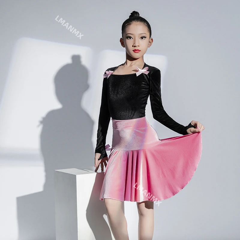 2024 New Children's Latin Dance Dress, Girls' Practice Dress, Autumn and Winter Performance Competition, Grading Dance Dress Set
2024 New Children's Latin Dance Dress, Girls' Practice Dress, Autumn and Winter Performance Competition, Grading Dance Dress Set