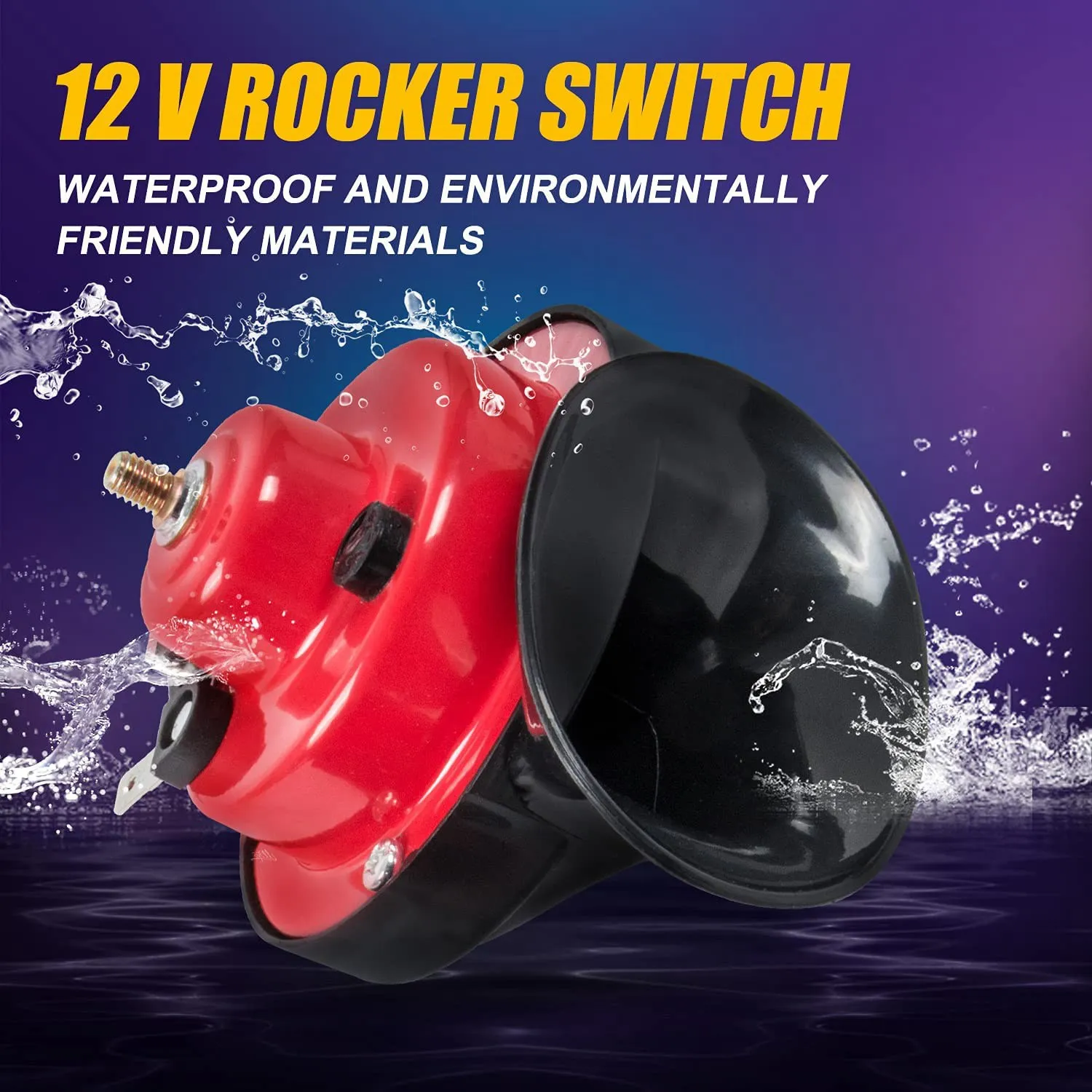 NEW-UTV ATV Universal 12V Horn Kit W/ Rocker Switch For Polaris RZR 800 XP Ranger Can-Am Maverick X3 Arctic Cat For CF Moto
NEW-UTV ATV Universal 12V Horn Kit W/ Rocker Switch For Polaris RZR 800 XP Ranger Can-Am Maverick X3 Arctic Cat For CF Moto