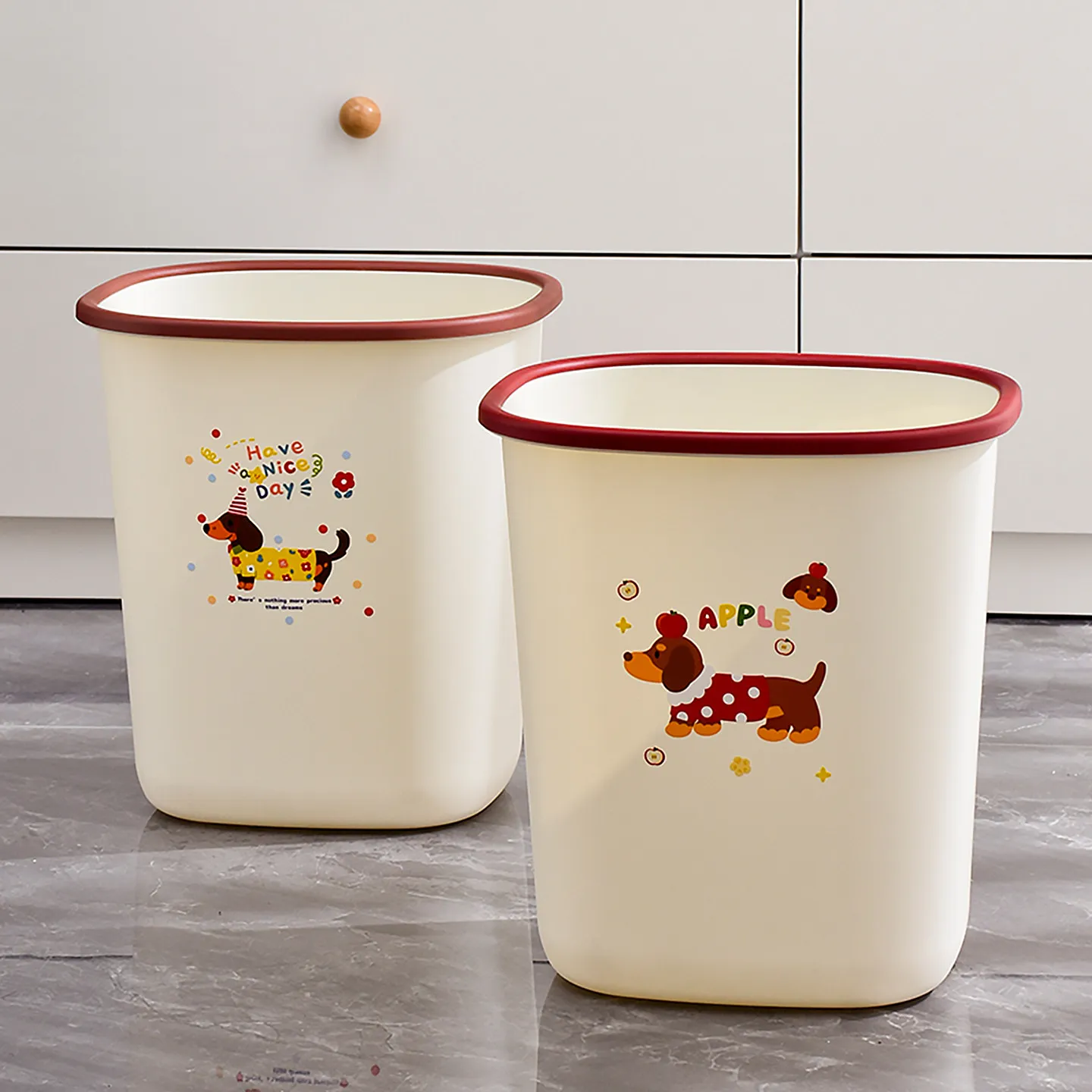 Large Capacity Square Home Trash Can Bedroom Living Room Kitchen Waste Bin High Aesthetic Value PP Material Customizable
Large Capacity Square Home Trash Can Bedroom Living Room Kitchen Waste Bin High Aesthetic Value PP Material Customizable