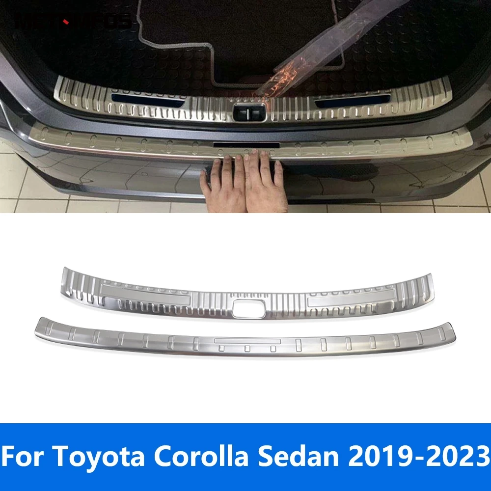 Для Toyota Corolla Sedan 2019-2022 2023, внутренний + внешний задний бампер, накладка на ногу, защитная накладка на порог, наклейка, автомобильные аксессуары
Для Toyota Corolla Sedan 2019-2022 2023, внутренний + внешний задний бампер, накладка на ногу, защитная накладка на порог, наклейка, автомобильные аксессуары