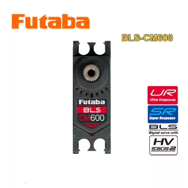 FUTABA BLS-CM600 small brushless servo motor with metal gear 1/12 for electric vehicles supporting UR
FUTABA BLS-CM600 small brushless servo motor with metal gear 1/12 for electric vehicles supporting UR