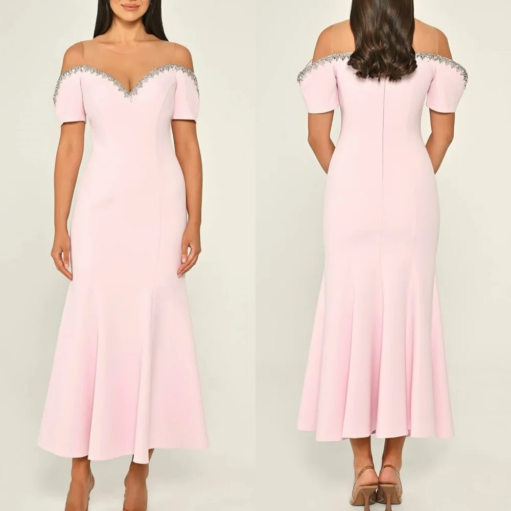 Customized Jersey Beading Mermaid Sweetheart Midi Dresses Bespoke Occasion Simple Fashion Modern Style
Customized Jersey Beading Mermaid Sweetheart Midi Dresses Bespoke Occasion Simple Fashion Modern Style