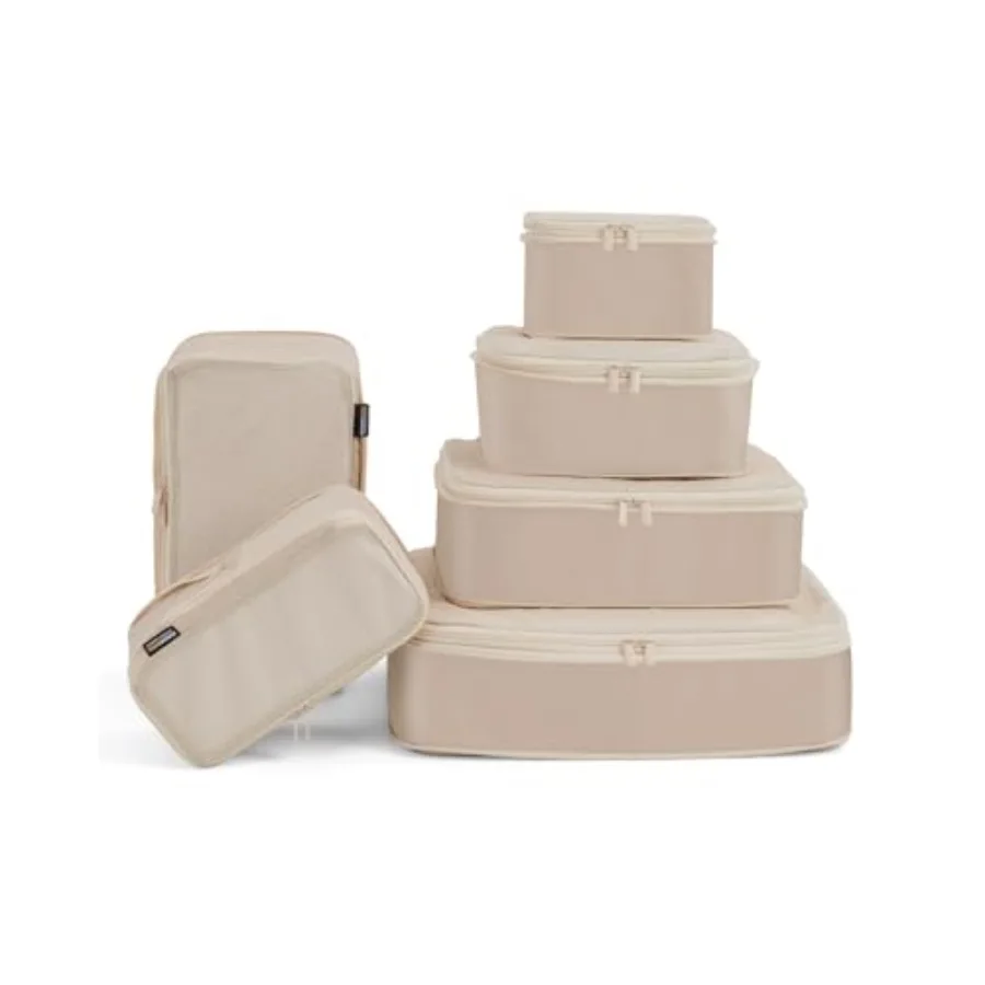 Compression Packing Cubes for Travel, 6-Piece Set Large/Medium/Small,Double-Zip Luggage Organizers for Suitcase and Carry-On, C
Compression Packing Cubes for Travel, 6-Piece Set Large/Medium/Small,Double-Zip Luggage Organizers for Suitcase and Carry-On, C