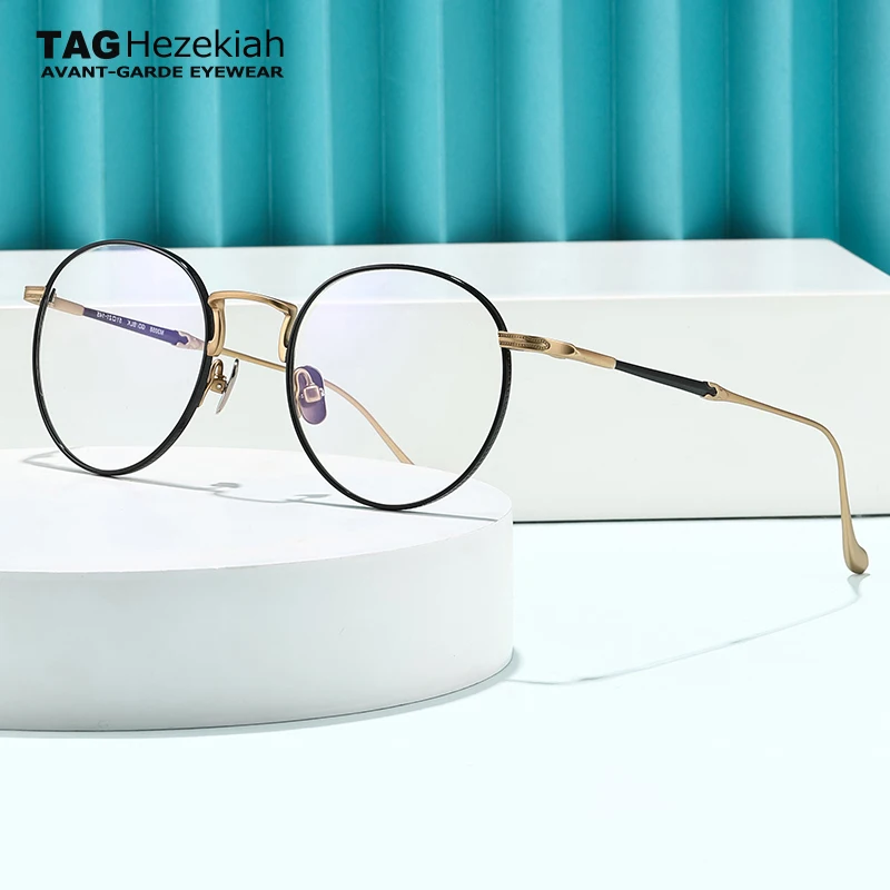 Pure Titanium Glasses Frame Men 3058 round Eyeglass Frames Eyewear Retro Fashion Eyeglasses Women Ultralight spectacle
Pure Titanium Glasses Frame Men 3058 round Eyeglass Frames Eyewear Retro Fashion Eyeglasses Women Ultralight spectacle