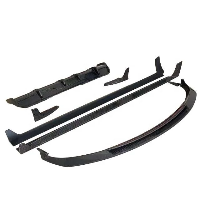 Factory direct RZ style carbon fiber front lip side skirt rear diffuser bodykit for Tesla Model 3
Factory direct RZ style carbon fiber front lip side skirt rear diffuser bodykit for Tesla Model 3