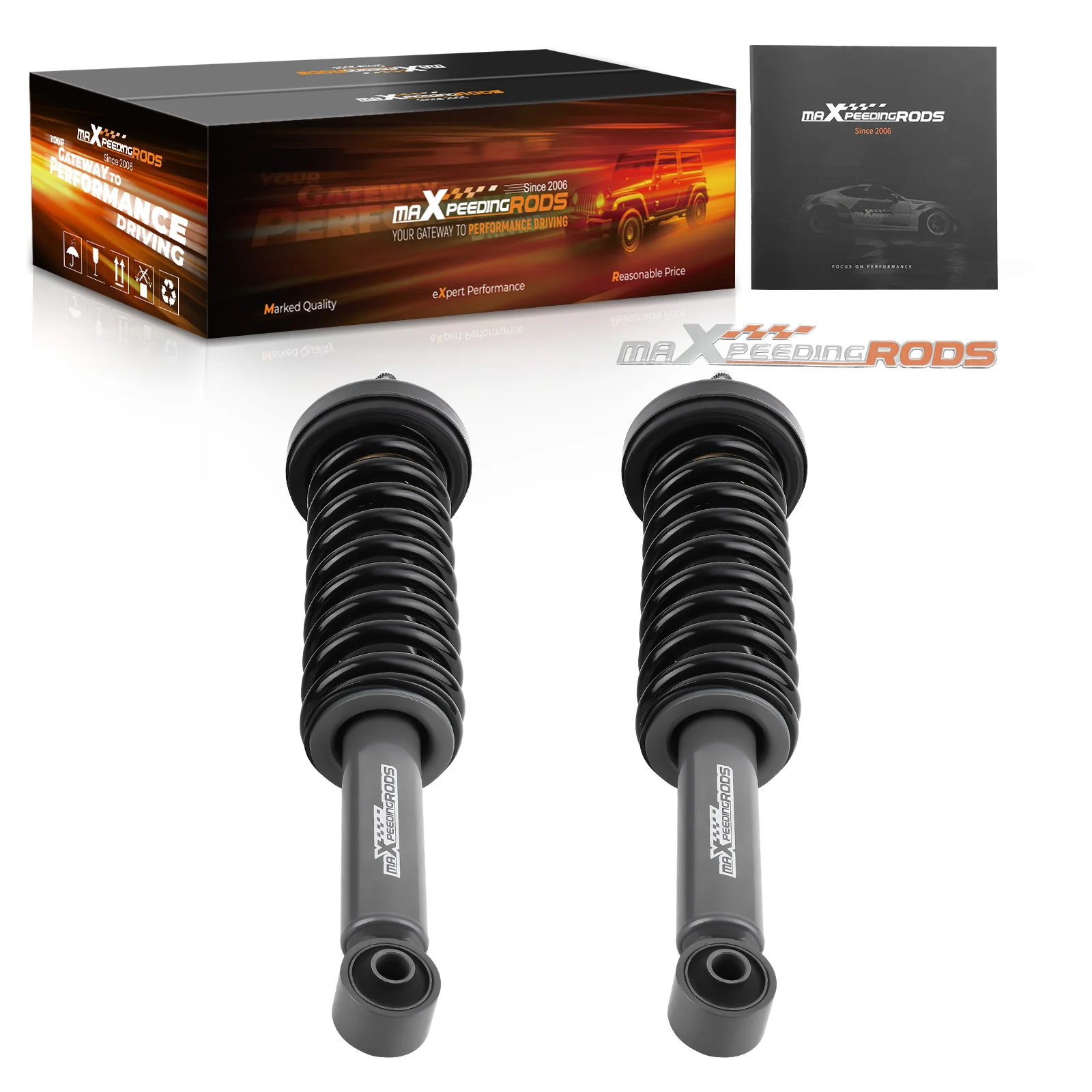 Front Struts Coil Spring Complete Assembly For Ford F-150 4WD 09-13
Front Struts Coil Spring Complete Assembly For Ford F-150 4WD 09-13