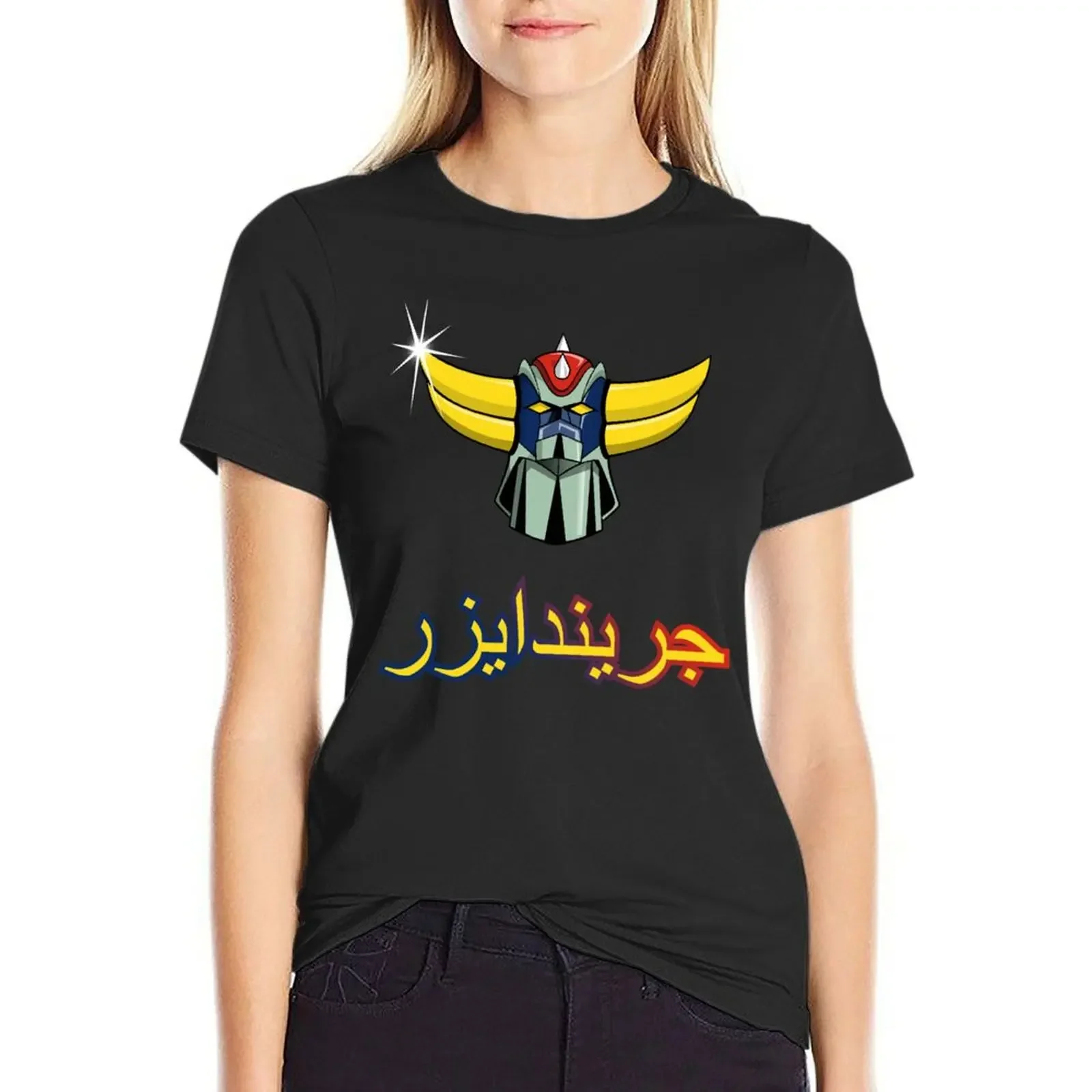 Grendizer T-Shirt funnys quick-drying cute clothes animal print shirt for girls summer blouses woman 2025
Grendizer T-Shirt funnys quick-drying cute clothes animal print shirt for girls summer blouses woman 2025