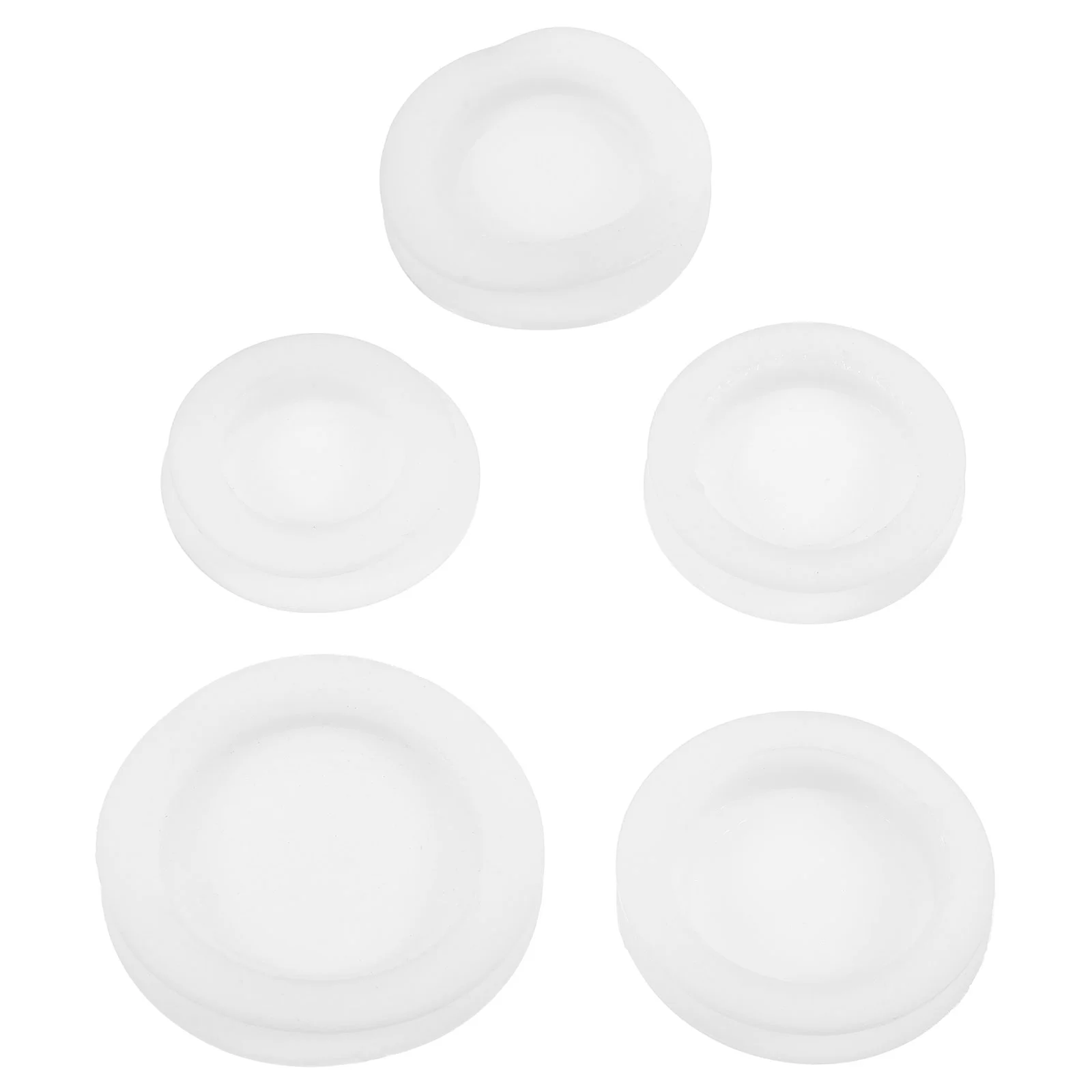 5 Pcs Round Rubber Stopper Plug Replacement Piggy Bank White Plaster Figurine Bottom
5 Pcs Round Rubber Stopper Plug Replacement Piggy Bank White Plaster Figurine Bottom