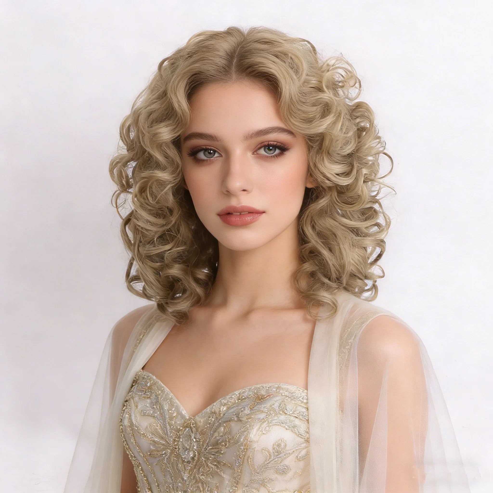 1 женский парик, выполненный из термостойкого синтетического высокотемпературного волокна, с естественным объемным стилем.
1 женский парик, выполненный из термостойкого синтетического высокотемпературного волокна, с естественным объемным стилем.