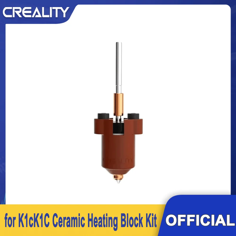 CREALITY Original K1C Ceramic Heating Block Kit Quick-swap Nozzle Kit High Flow Printing 3d Printer Accessories
CREALITY Original K1C Ceramic Heating Block Kit Quick-swap Nozzle Kit High Flow Printing 3d Printer Accessories