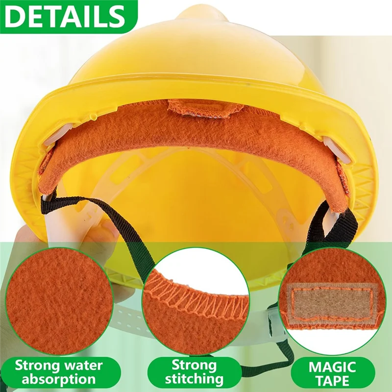 Hard Hat Sweatband,Cotton Washable Hard Hat Self Adhesive Sweat Band Liner- Reusable Hard Hat Helmet Sweat Pads 15Pcs-AC82
Hard Hat Sweatband,Cotton Washable Hard Hat Self Adhesive Sweat Band Liner- Reusable Hard Hat Helmet Sweat Pads 15Pcs-AC82