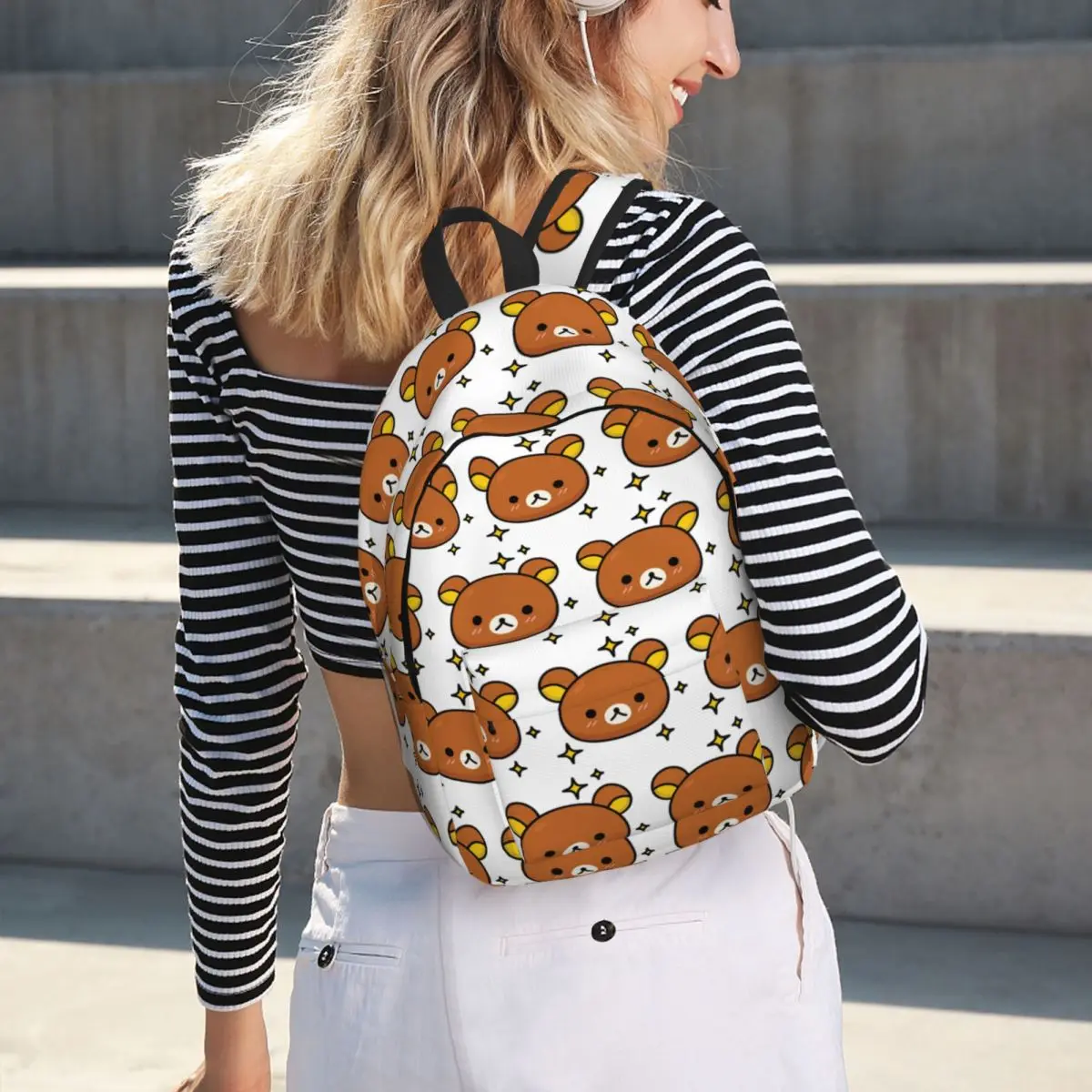 Kawaii Brown Bear Rilakkuma Student Backpack School Bag Hiking Travel Daypack for Boys Girls Fashion Bookbag Shoulder Bags
Kawaii Brown Bear Rilakkuma Student Backpack School Bag Hiking Travel Daypack for Boys Girls Fashion Bookbag Shoulder Bags