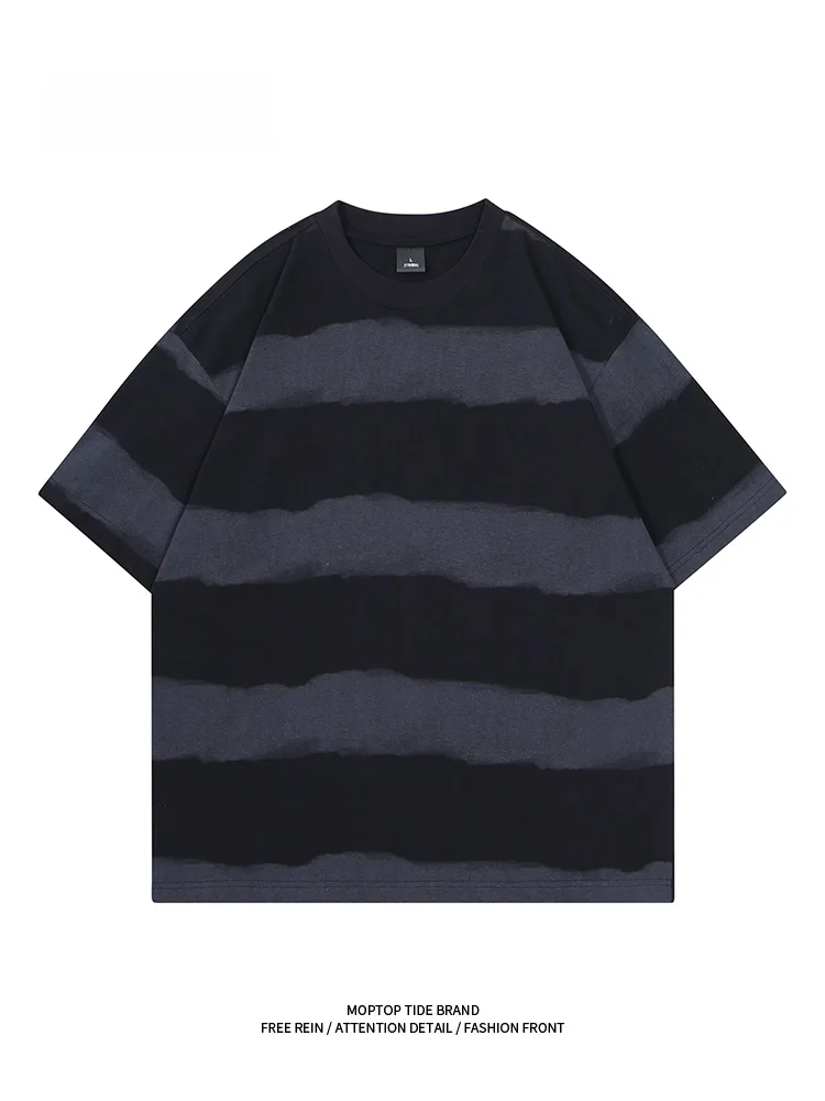 MMOPTOP American Loose Tie Dye Pure Cotton Striped Short Sleeve Men's T-shirt Trendy High Street Summer Heavyweight Couple's Top
MMOPTOP American Loose Tie Dye Pure Cotton Striped Short Sleeve Men's T-shirt Trendy High Street Summer Heavyweight Couple's Top