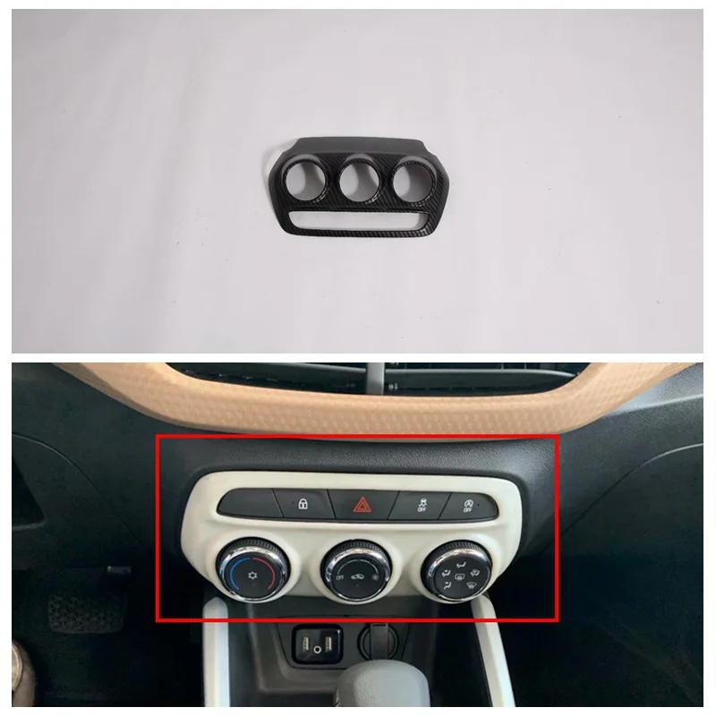 Car Dashboard AC Switch Control Panel Cover Trim Stickers Fit for Chevrolet Onix 2019-2024 ABS Carbon Fiber
Car Dashboard AC Switch Control Panel Cover Trim Stickers Fit for Chevrolet Onix 2019-2024 ABS Carbon Fiber