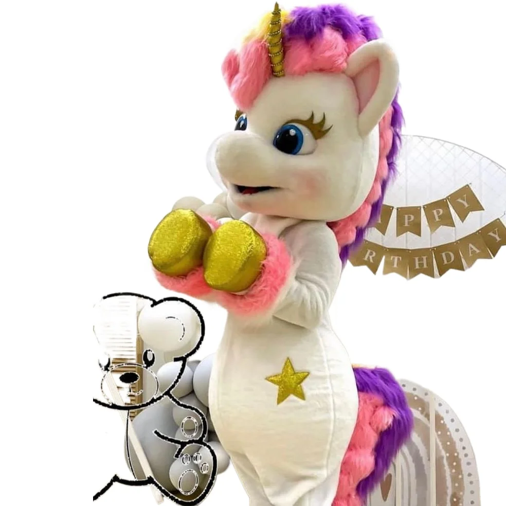 Cute Plush Unicorn Mascot Costume Magic Adults Advertising Halloween Christmas Purim Party Clothing Fancy Dress
Cute Plush Unicorn Mascot Costume Magic Adults Advertising Halloween Christmas Purim Party Clothing Fancy Dress