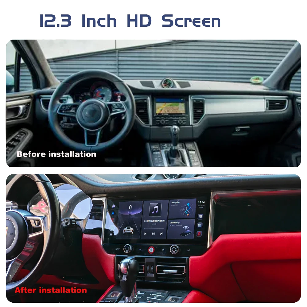 12.3" For Porsche Macan 2014-2017 Car Multimedia Video Player GPS Navigation Radio Android15 8Core 4G CarPlay
12.3" For Porsche Macan 2014-2017 Car Multimedia Video Player GPS Navigation Radio Android15 8Core 4G CarPlay