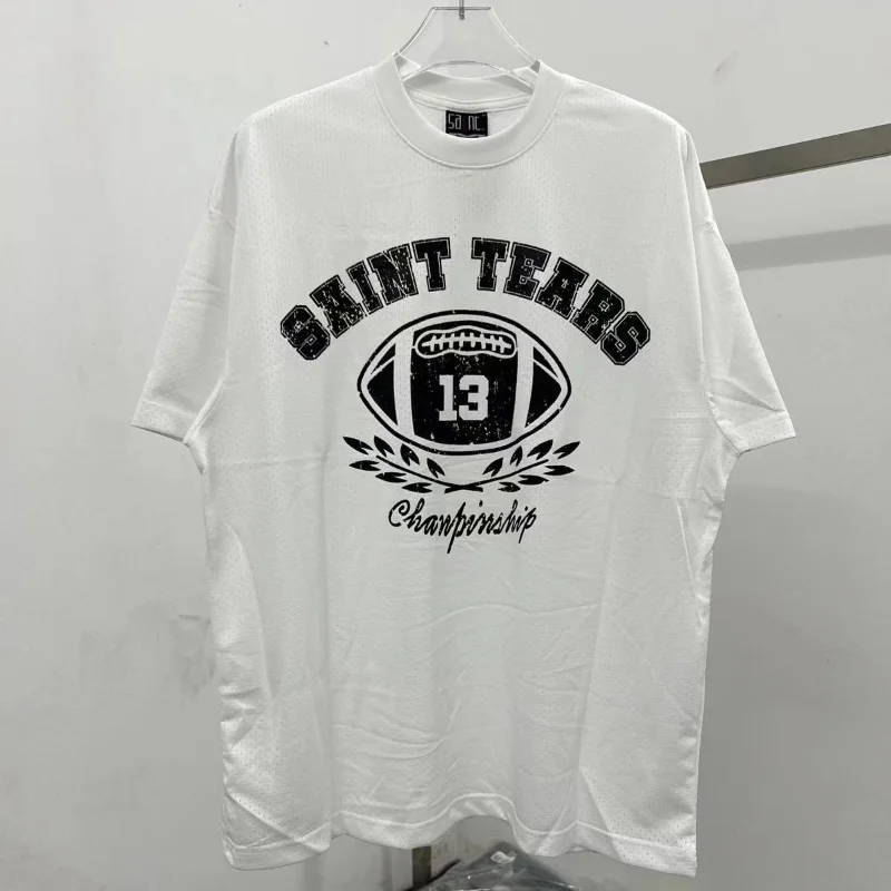 Saint Vintage Mesh Sun Protection Short Sleeved T-shirt Summer Men's Loose Exercise Quick Drying Top Tee
Saint Vintage Mesh Sun Protection Short Sleeved T-shirt Summer Men's Loose Exercise Quick Drying Top Tee