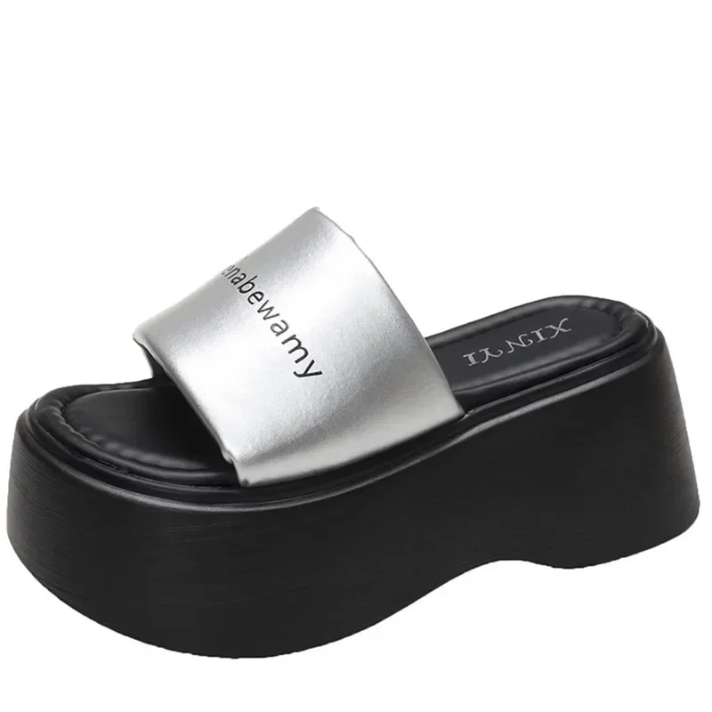 Black Slippers Women Platform 7cm Wedges Sandals Outdoor Summer Ladies Shoes White Beach Slippers 2025 Zapatos De Mujer
Black Slippers Women Platform 7cm Wedges Sandals Outdoor Summer Ladies Shoes White Beach Slippers 2025 Zapatos De Mujer