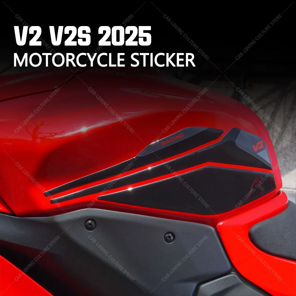 For v2 v2s 2025 Motorcycle Accessories Side Tank Protection Decal Stickers 3D Epoxy Resin Waterproof Scratch Resistant Sticker
For v2 v2s 2025 Motorcycle Accessories Side Tank Protection Decal Stickers 3D Epoxy Resin Waterproof Scratch Resistant Sticker