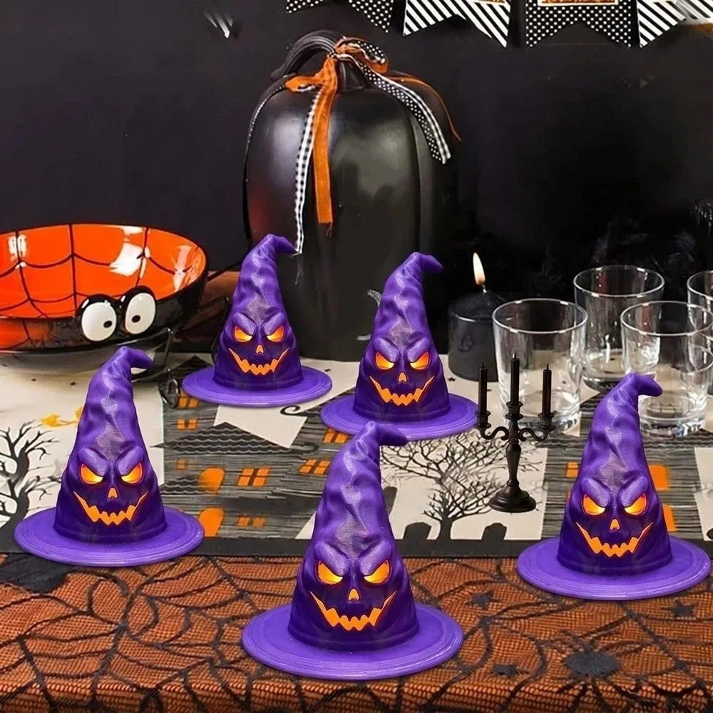Scary LED Light Up Witch Hat Hanging Light Glowing Dark Spooky Hanging Holiday Decor Light Handmade Hollow Out
Scary LED Light Up Witch Hat Hanging Light Glowing Dark Spooky Hanging Holiday Decor Light Handmade Hollow Out