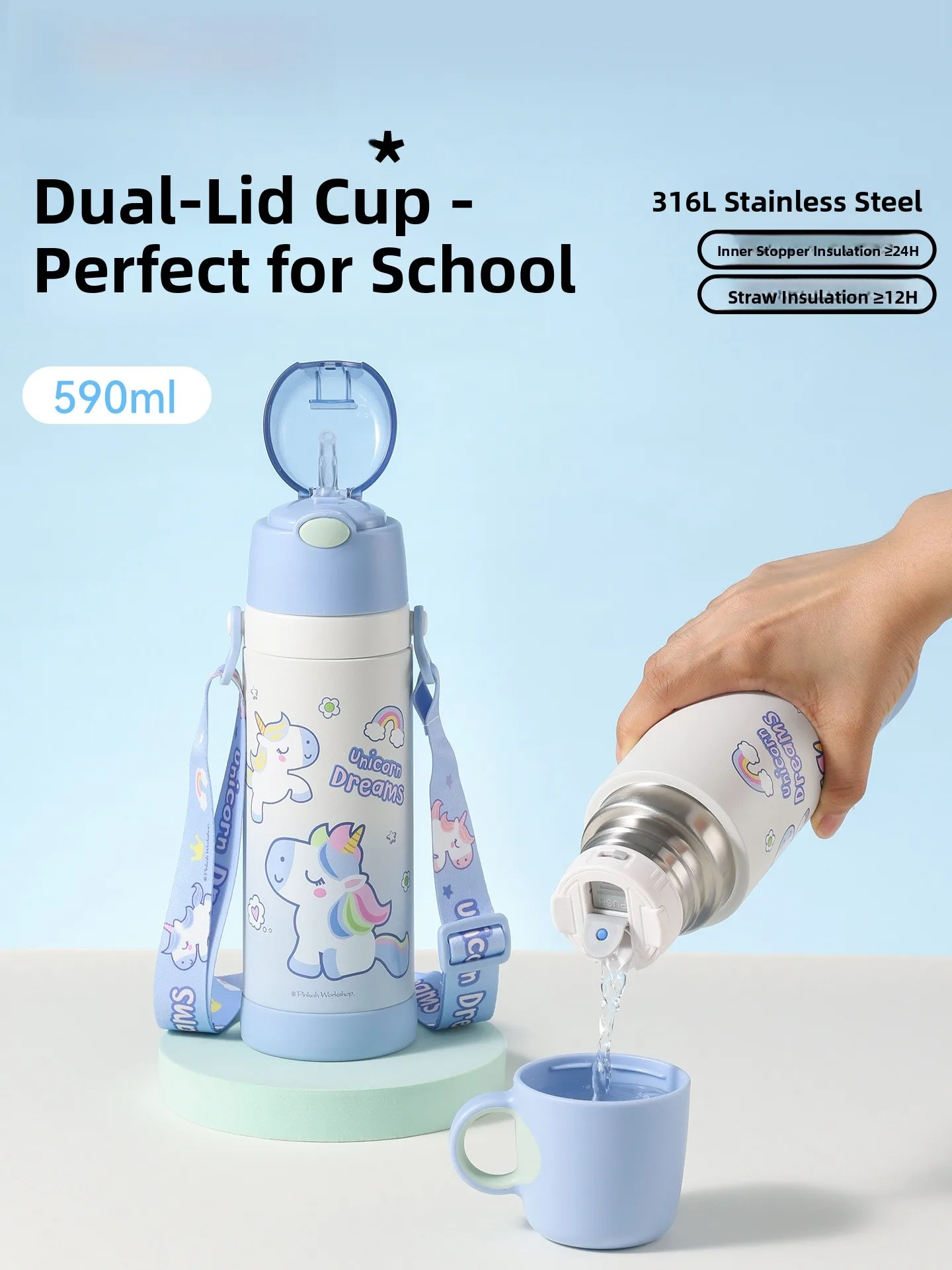 Pinkah Kids Thermal Cup 2025 New Model Convenient St Water Bottle Student School Special Purpose High Aesthetic Value Wate...
Pinkah Kids Thermal Cup 2025 New Model Convenient St Water Bottle Student School Special Purpose High Aesthetic Value Wate...