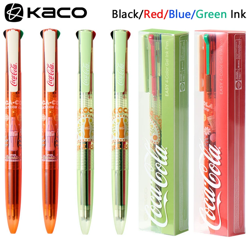 KACO EASY Coca-Cola 4in1 Multi-Pen,0.5mm Frosted Matte Anti‑Slip Grip Smooth Writing Gel Pen For Meeting sign‑off,planners,notes
KACO EASY Coca-Cola 4in1 Multi-Pen,0.5mm Frosted Matte Anti‑Slip Grip Smooth Writing Gel Pen For Meeting sign‑off,planners,notes