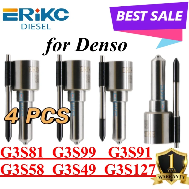 4PC G3S81 G3S99 G3S91 CR Pump Nozzle G3S58 G3S49 G3S127 Auto Engine Spray Nozzle for Denso Injection Jet
4PC G3S81 G3S99 G3S91 CR Pump Nozzle G3S58 G3S49 G3S127 Auto Engine Spray Nozzle for Denso Injection Jet