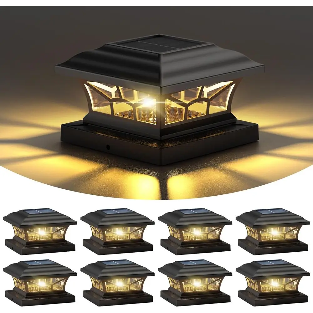8 Pack Outdoor Waterproof Post Lights for Wooden & Vinyl Decks, Edison LED Bulbs with Warm & Cool White Light (8)
8 Pack Outdoor Waterproof Post Lights for Wooden & Vinyl Decks, Edison LED Bulbs with Warm & Cool White Light (8)