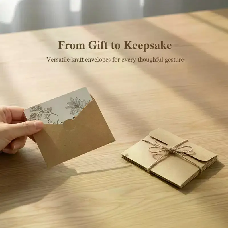 Thickened Square Kraft Paper Bags Card Packaging Bags Eco-Friendly Kraft Paper Envelopes
Thickened Square Kraft Paper Bags Card Packaging Bags Eco-Friendly Kraft Paper Envelopes