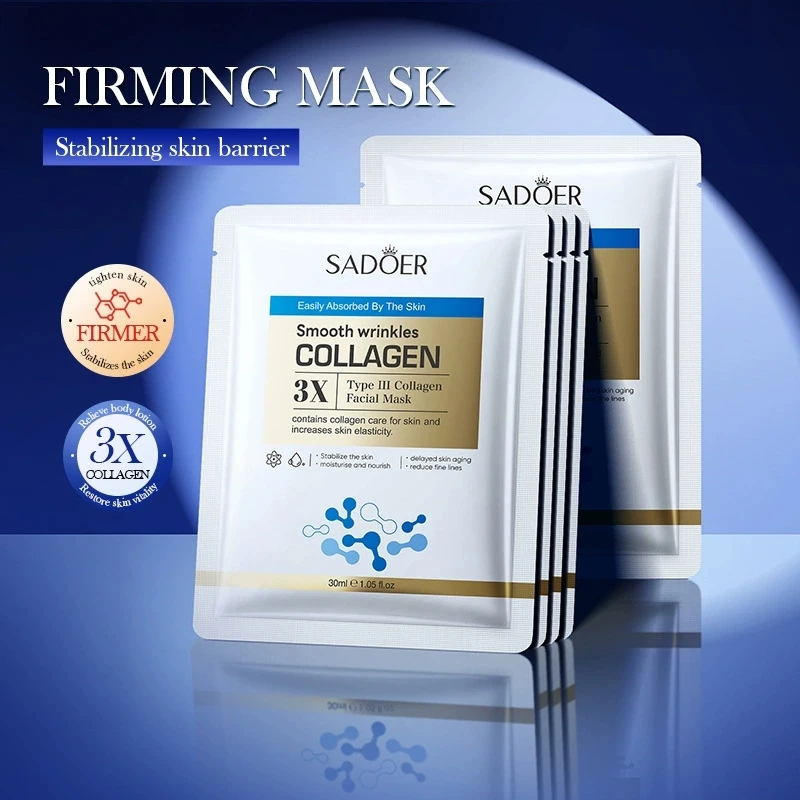 10pcs SADOER Collagen Face Mask skincare Moisturizing Whitenting Hydrating Anti Wrinkle Facial Sheet Mask Beauty Skin Care
10pcs SADOER Collagen Face Mask skincare Moisturizing Whitenting Hydrating Anti Wrinkle Facial Sheet Mask Beauty Skin Care