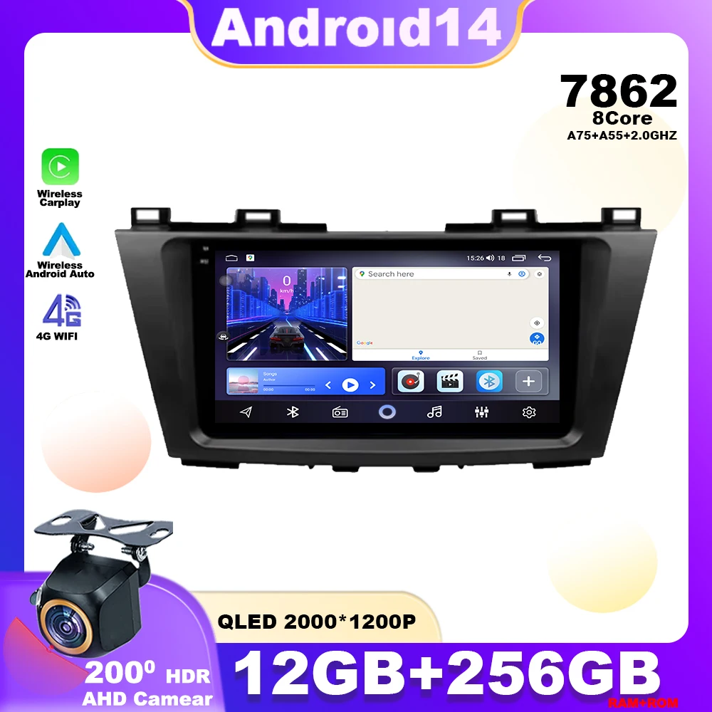 Android 14 For Mazda 5 CW 2010 - 2015 Car Radio Multimedia Player Stereo Navigation GPS Wireless Carplay 4G WIFI QLED Screen IPS
Android 14 For Mazda 5 CW 2010 - 2015 Car Radio Multimedia Player Stereo Navigation GPS Wireless Carplay 4G WIFI QLED Screen IPS