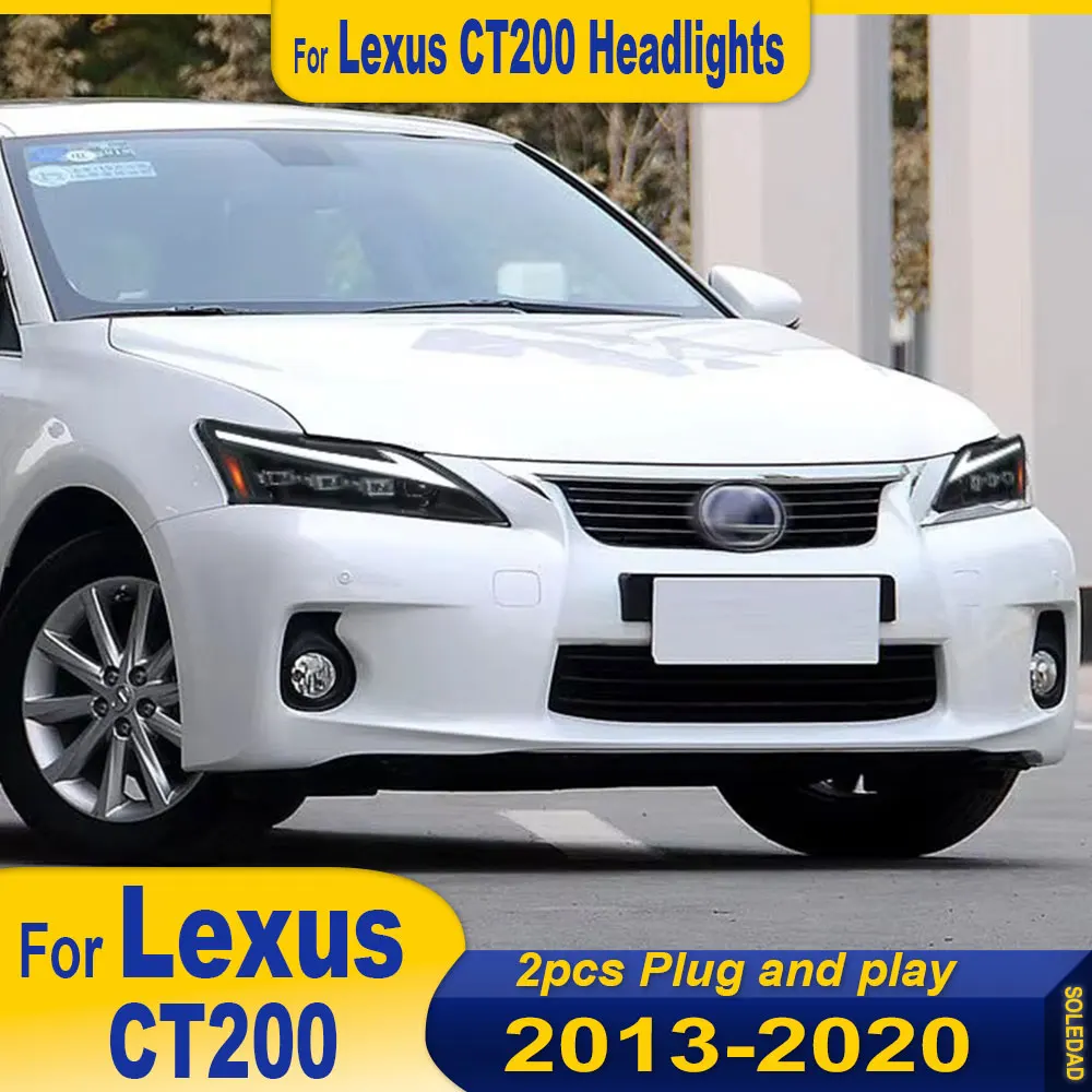 Car Styling Headlights for Lexus CT200 2013-2020 Headlight LED Headlight DRL Head Lamp Led Projector Automotive Plug and play
Car Styling Headlights for Lexus CT200 2013-2020 Headlight LED Headlight DRL Head Lamp Led Projector Automotive Plug and play
